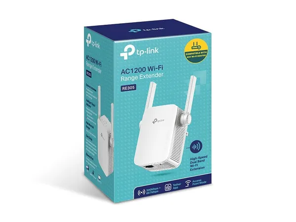 Range Extender TP-LINK RE305 Dual Band AC1200 Alb - imagine 3