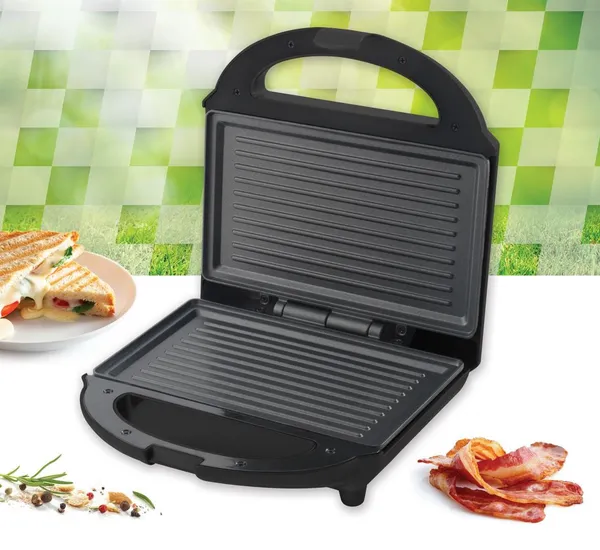 Sandwich Maker HEINNER SM-H700BK 700W Negru - imagine 4
