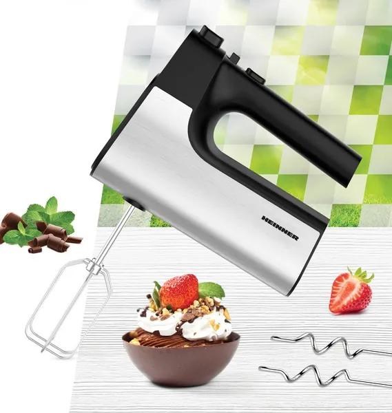 Mixer de Mână HEINNER HM-500BKSS 500W Negru - imagine 4
