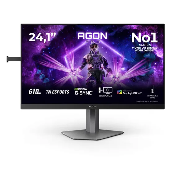 Monitor Gaming AOC AG246FK6 24.1 inch Full HD 600Hz Negru Gri
