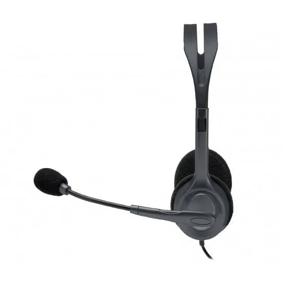 Căști LOGITECH H111 cu Fir Microfon pe Braț Negru 981-000593 - imagine 3