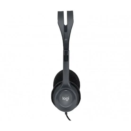 Căști LOGITECH H111 cu Fir Microfon pe Braț Negru 981-000593 - imagine 4