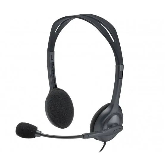 Căști LOGITECH H111 cu Fir Microfon pe Braț Negru 981-000593 - imagine 5