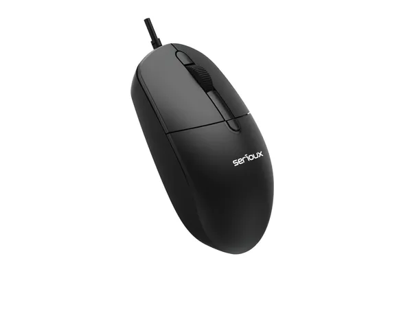Kit Tastatură și Mouse SERIOUX SRXK-SKBM996WD USB cu Fir Negru - imagine 8