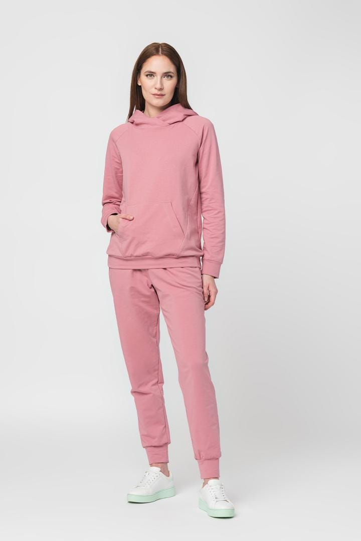 Hanorac Femei Coton Raglan Pink XS PS2122-17