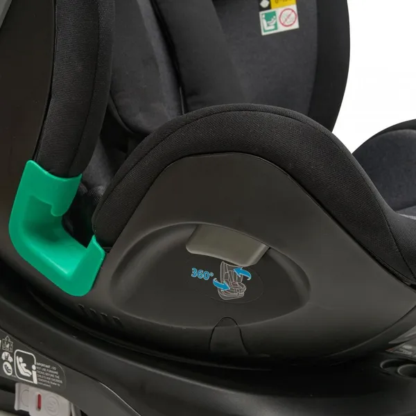 Scaun Auto U-GROW Rotativ 360 Grade Isofix Negru - imagine 8