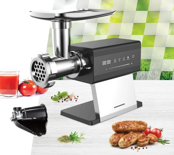 Mașină de tocat HEINNER PRESTIGECHOP HMG-DTSS2500 2500W Inox - imagine 4