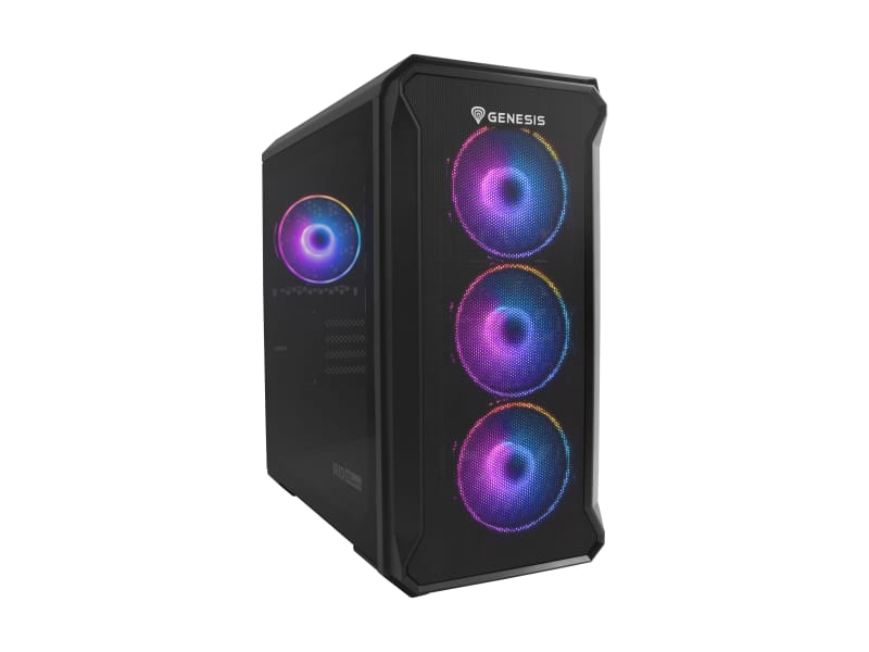 Carcasă PC GENESIS IRID 503 V2 Mini Tower ARGB Negru