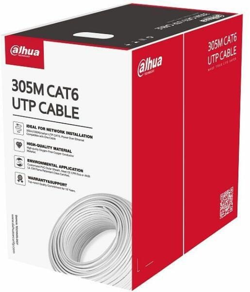 Cablu UTP CAT6 DAHUA 305m Cupru PoE PVC Eca