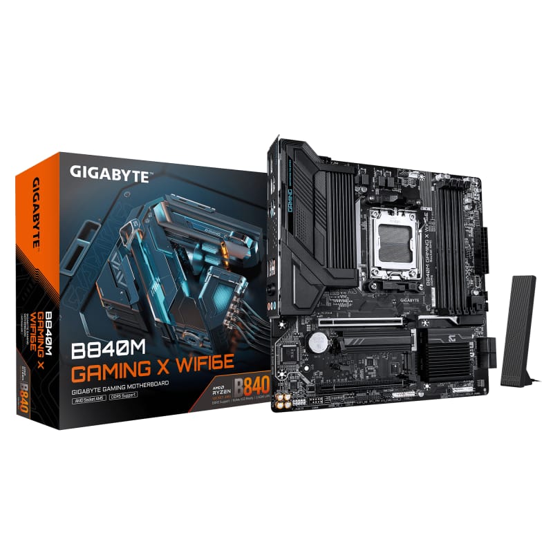 Placă de bază GIGABYTE B840M GAMING X WIFI6E Socket AM5 DDR5 Micro-ATX