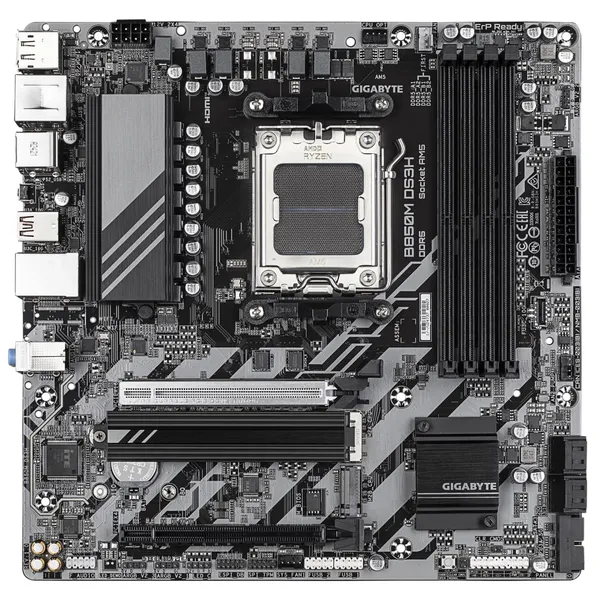 Placă de bază GIGABYTE B850M DS3H AM5 mATX DDR5 - imagine 2