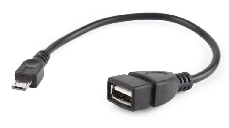Cablu Adaptor OTG GEMBIRD A-OTG-AFBM-03 Micro-USB 2.0 Negru