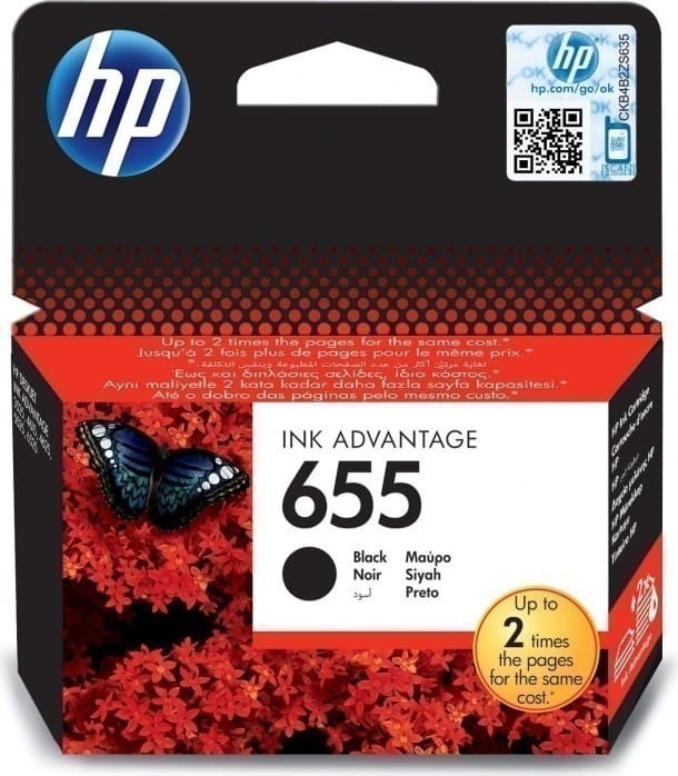 Cartuș Cerneală HP 655 CZ109AE Negru 14 ml