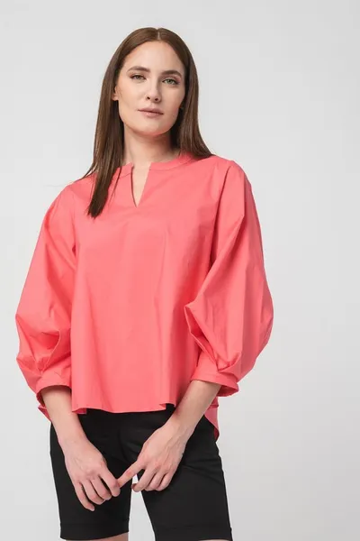Cămașă Casual Femei Dark Pink Mărime M