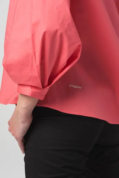 Cămașă Casual Femei Dark Pink Mărime M - imagine 5