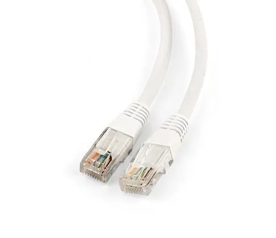 Patch cord SPACER Cat5e UTP 0.25m Alb SP-PT-CAT5-0.25M