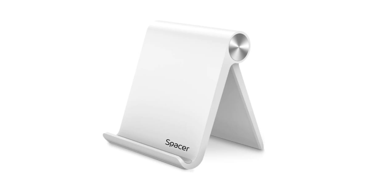 Suport Telefon SPACER Pliabil Birou Alb SPDH-FLIP-01-WH