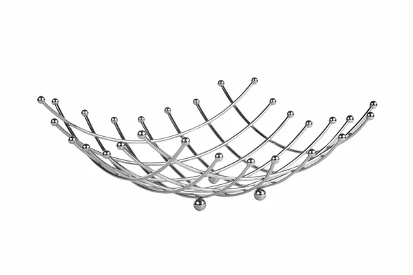 Coș Fructe VANORA HOME Metalic Oțel Cromat 26x26x9 cm - imagine 2