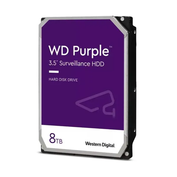 HDD intern WD PURPLE 8TB SATA-III 3.5 inch 5640RPM 256MB - imagine 3