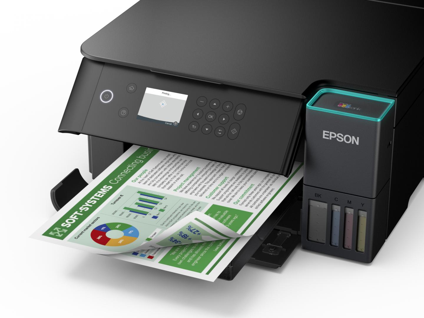 Multifunctional EPSON EcoTank L6360 Inkjet Color A4 - imagine 4