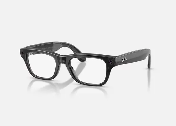 Ochelari smart RAY-BAN Meta Blayzer Optics Gen 2 Shiny Transparent Black Demo