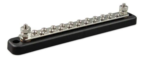 Busbar VICTRON ENERGY 150A 2P cu 20 Șuruburi și Capac - imagine 2