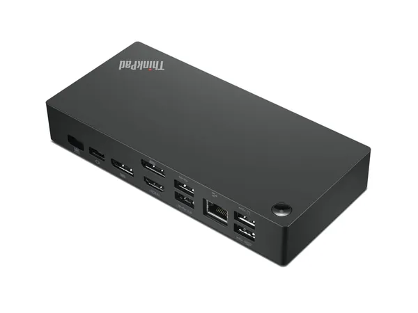 Docking Station LENOVO ThinkPad Universal USB-C 90W Negru 40AY0090EU - imagine 9