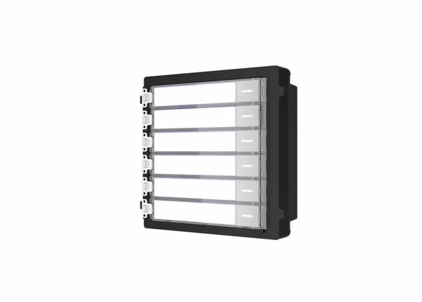 Modul Extensie Videointerfon HIKVISION DS-KD-KK 6 Butoane Negru