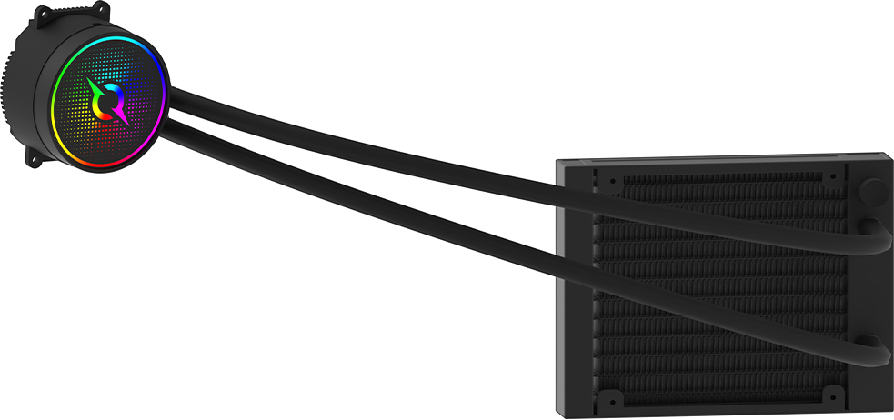 Cooler Procesor AQIRYS AQUARIUS 120 AIO ARGB Negru - imagine 4