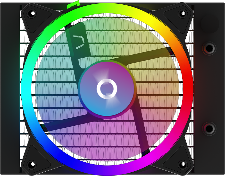 Cooler Procesor AQIRYS AQUARIUS 120 AIO ARGB Negru - imagine 6