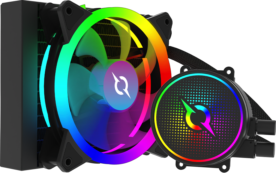 Cooler Procesor AQIRYS AQUARIUS 120 AIO ARGB Negru - imagine 2