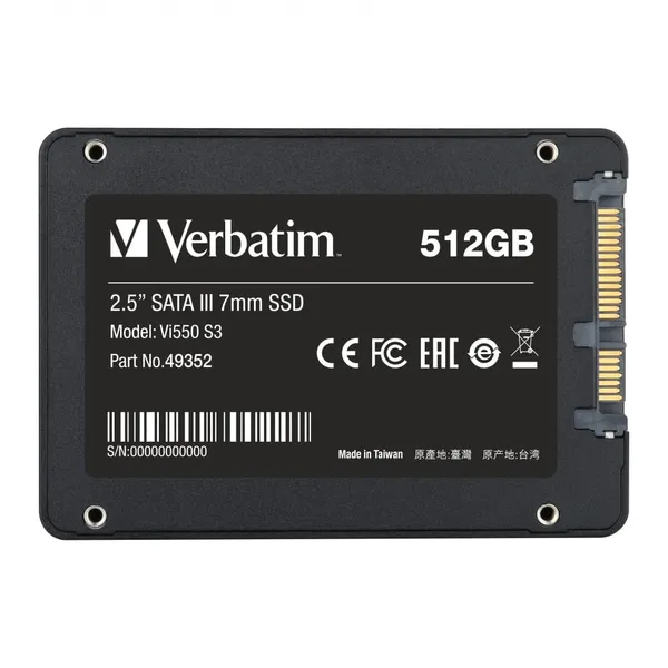 SSD VERBATIM VI550 512GB SATA 2.5 inch - imagine 2