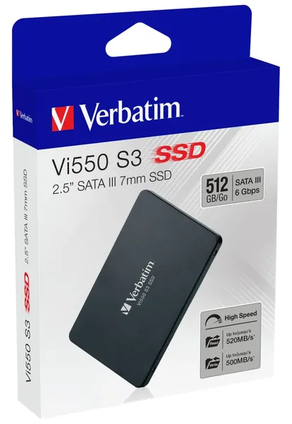 SSD VERBATIM VI550 512GB SATA 2.5 inch - imagine 4