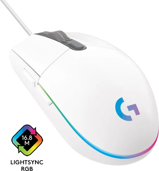 Mouse Gaming LOGITECH G203 LIGHTSYNC Alb 910-005797 - imagine 8