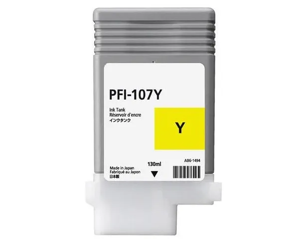 Cartuș Cerneală CANON PFI-107Y Galben Original 130 ml