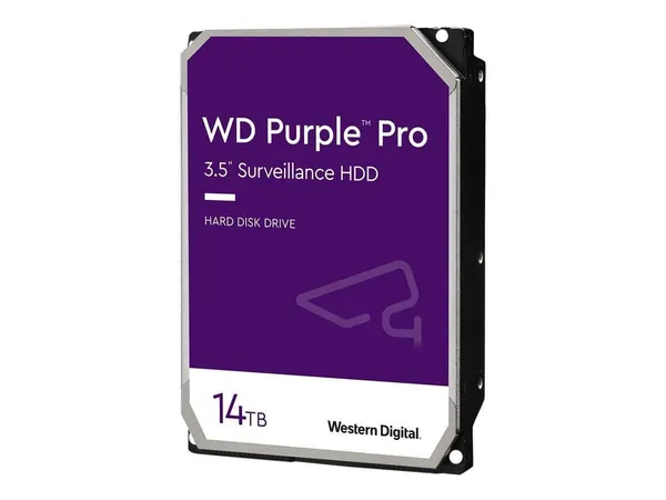 HDD Intern WD PURPLE 14TB 3.5 inch 7200rpm SATA-III - imagine 2