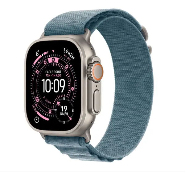 Smartwatch APPLE Watch Ultra 3 GPS + Cellular 49mm Natural Titanium - imagine 2