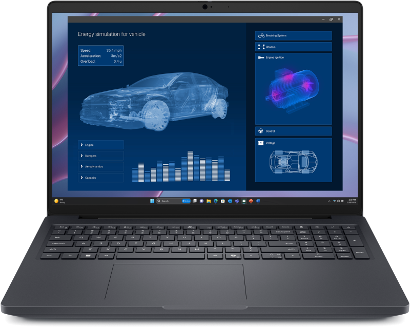 Laptop DELL Pro Max 16 MC16255 Ryzen AI 7 RTX 1000 32GB 1TB