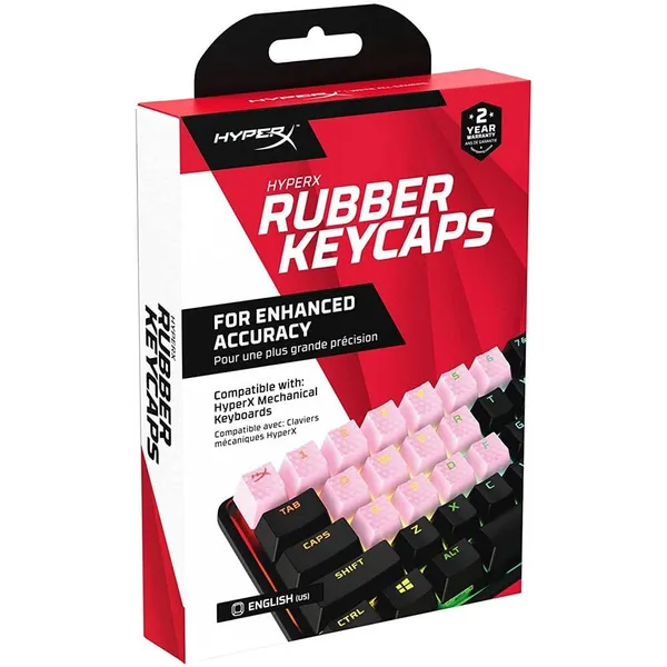 Set Keycaps HP HYPERX Pudding Pink US Layout