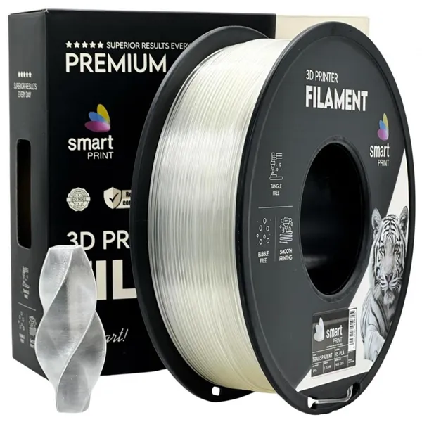 Filament SMART PRINT HS-PLA Transparent 1.75 mm 1 kg