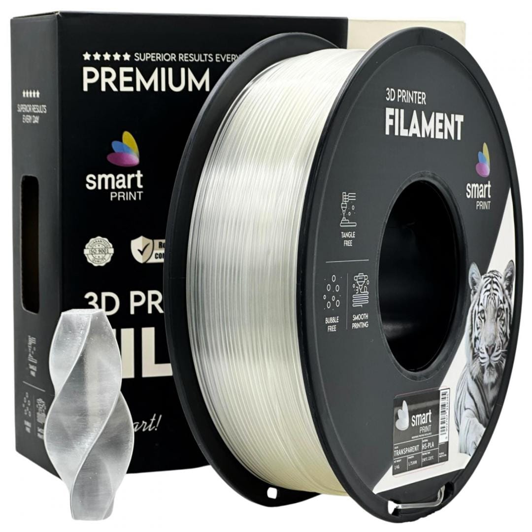 Filament SMART PRINT HS-PLA Transparent 1.75 mm 1 kg