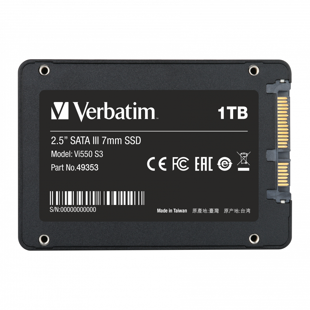 SSD VERBATIM VI550 1TB SATA 3 2.5 inch 49353 - imagine 2