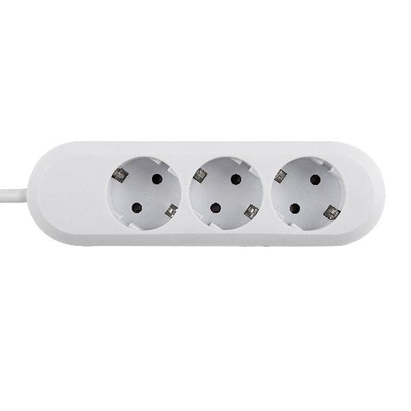 Prelungitor BACHMANN SMART 3 Prize Schuko Cablu 3m Alb