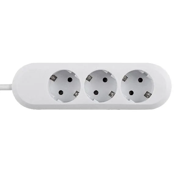 Prelungitor BACHMANN SMART 3 Prize Schuko Cablu 3 m Alb