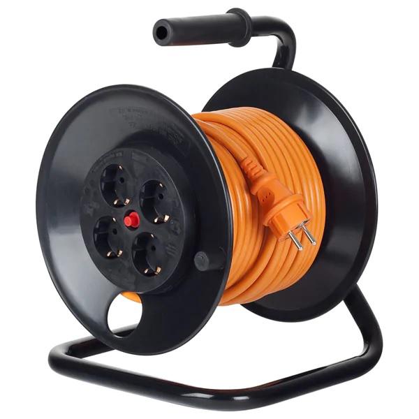 Prelungitor BACHMANN B392.425 4 Prize Schuko 25m Protecție Supratensiune