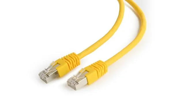 Cablu Patch Cord GEMBIRD Cat6 1m Galben FTP PP6-1M/Y