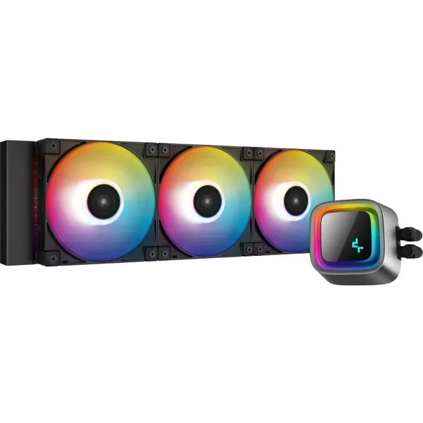 Cooler Procesor DEEPCOOL LS720 Negru 3 Ventilatoare ARGB