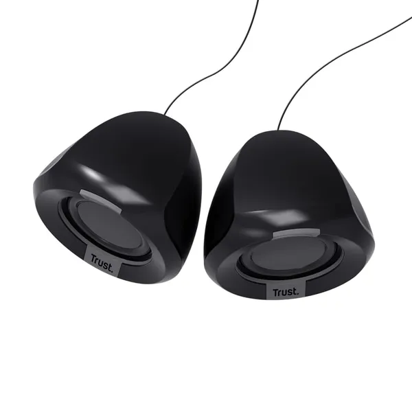 Boxe TRUST Polo 2.0 cu fir 8W Audio 3.5mm Negru - imagine 2