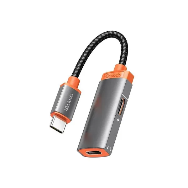 Adaptor MCDODO Oryx Type-C la Dual Type-C PD 60W Negru - imagine 2