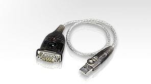 Adaptor USB ATEN UC232A-AT la Serial RS232 Argintiu